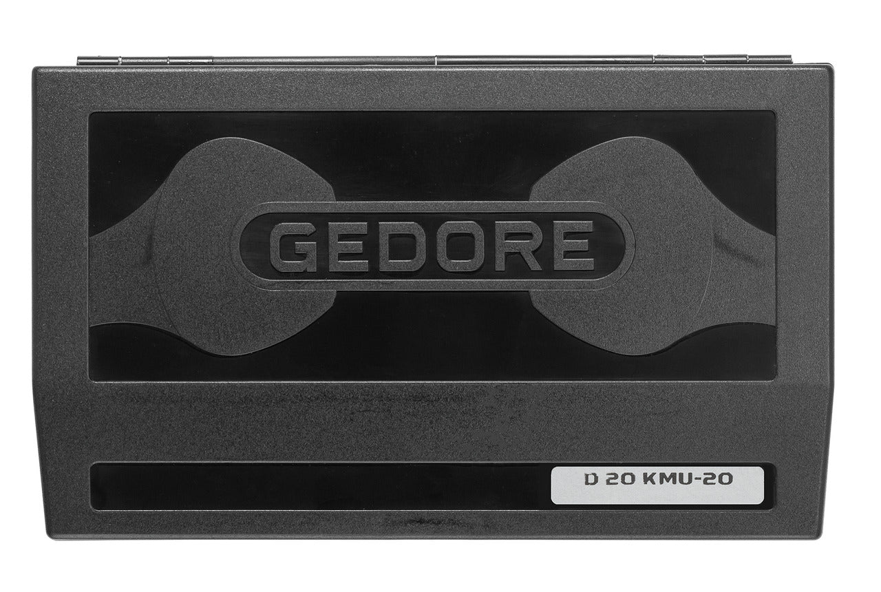 D 20 KMU-20 - Juego de vasos Unit Drive 1/4", 20 piezas
