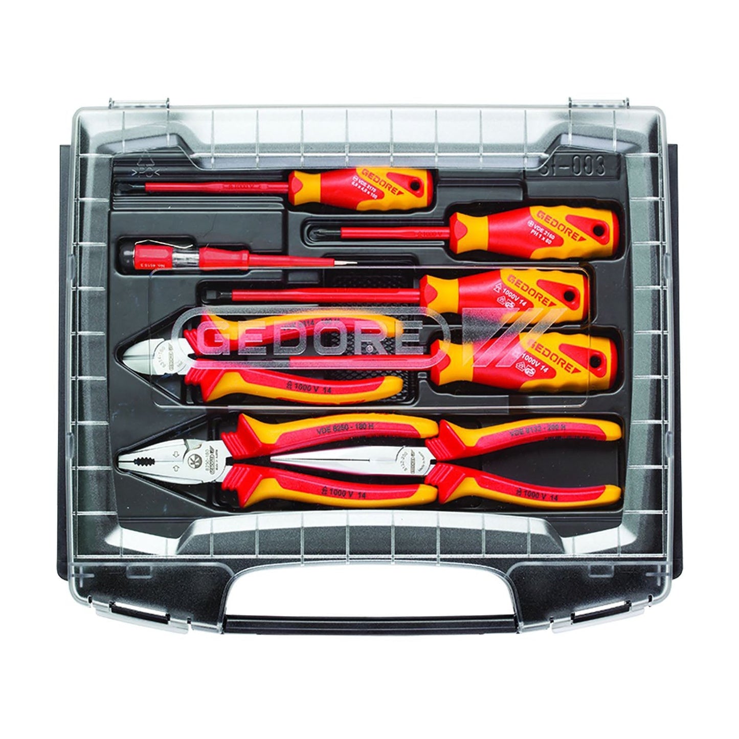 GEDORE 1101-003 VDE - 8 Piece VDE Pliers Set