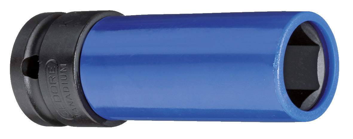 Douilles à chocs hexagonales GEDORE K 19 LS - 1/2", modèle long, spécialement conçues pour les roues