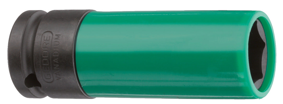 Douilles à chocs hexagonales GEDORE K 19 LS - 1/2", modèle long, spécialement conçues pour les roues