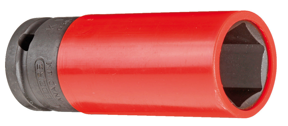Douilles à chocs hexagonales GEDORE K 19 LS - 1/2", modèle long, spécialement conçues pour les roues
