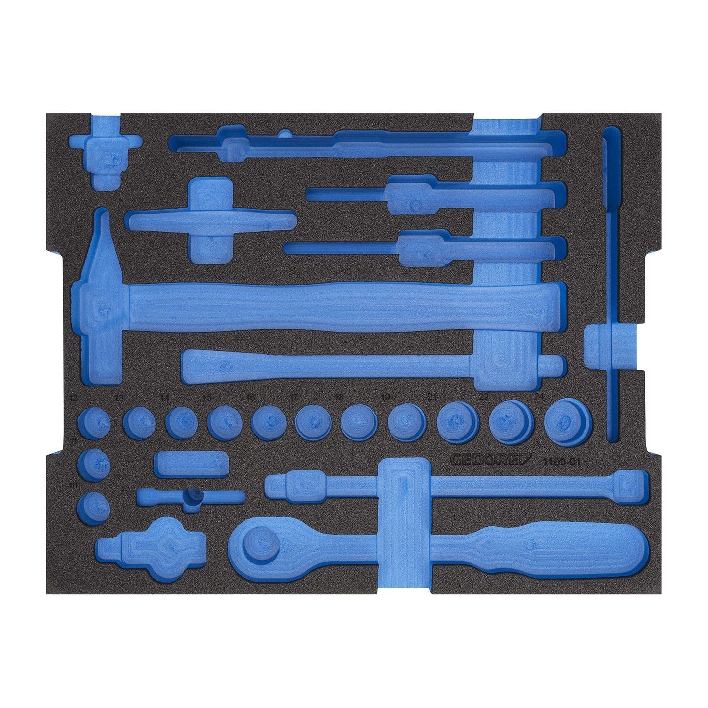 GEDORE EI-1100-01 - Foam module 2/2 L-BOXX