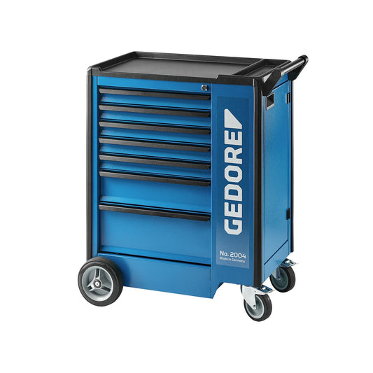GEDORE 2004 0511 E - Workshop trolley with 7 unique opening drawers