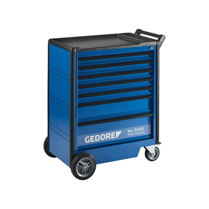 GEDORE 2004 0511 E - Workshop trolley with 7 unique opening drawers