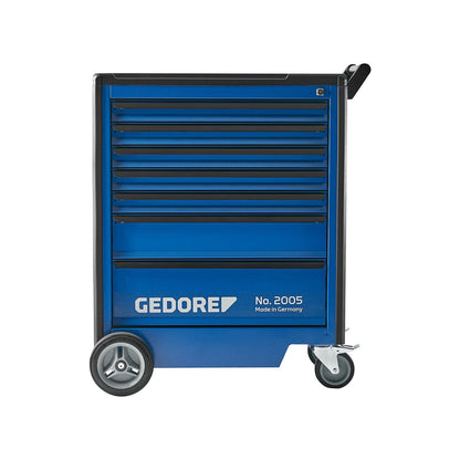 GEDORE 2004 0511 E - Workshop trolley with 7 unique opening drawers