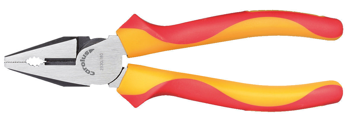 Pince universelle GEDORE rouge R29300180 - VDE, longueur 180 mm, poignée bi-matière