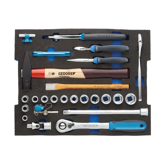 GEDORE 1100 CT2-01 - Assortment of 26 pieces in LBOXX module