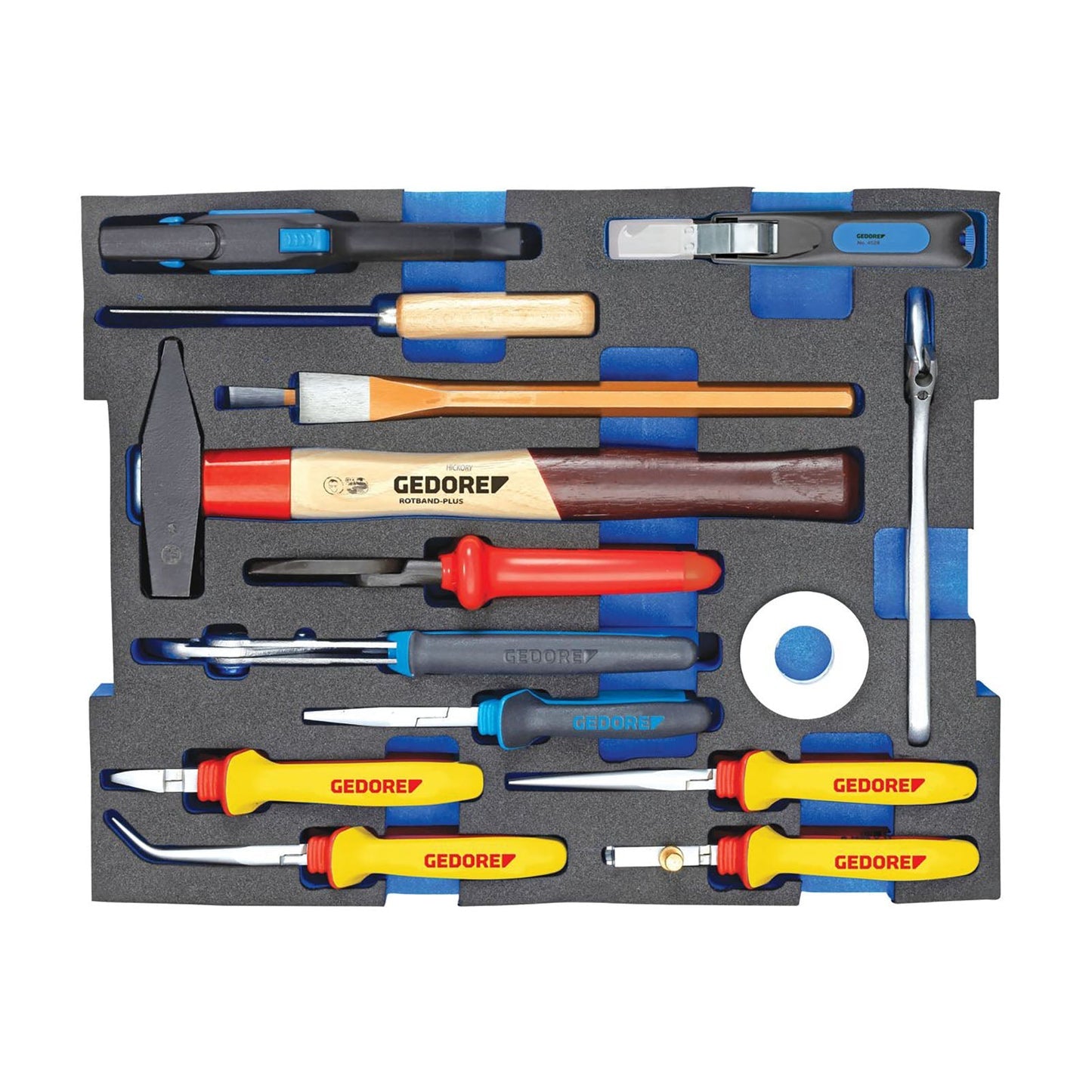 GEDORE 1100 CT2-02 - Assortment of 15 pieces in LBOXX module