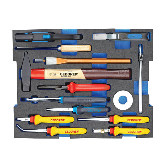 GEDORE 1100 CT2-02 - Assortment of 15 pieces in LBOXX module