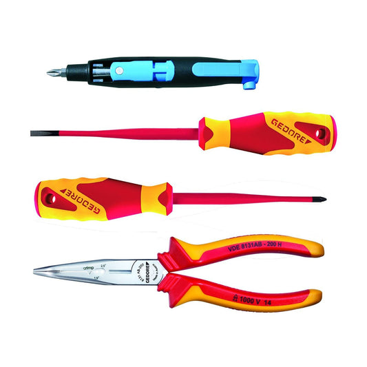 GEDORE 1102-006 VDE - Set of 4 VDE Tools in L-BOXX Mini