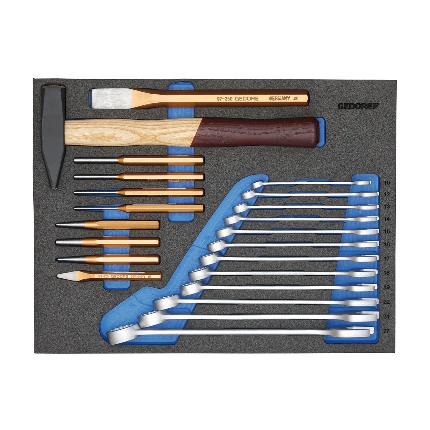 GEDORE 1110 WMW S-02 - WorkMo AN2 with 72-piece assortment