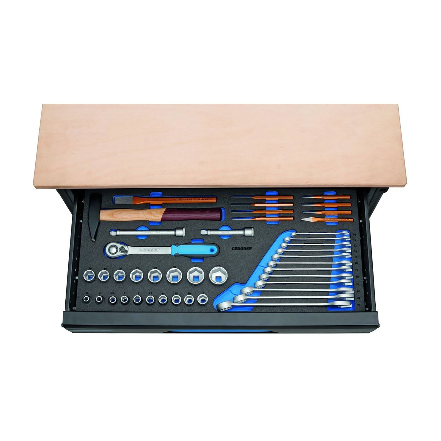 GEDORE 1110 WMW S-03 - WorkMo AN3 with 110-piece assortment