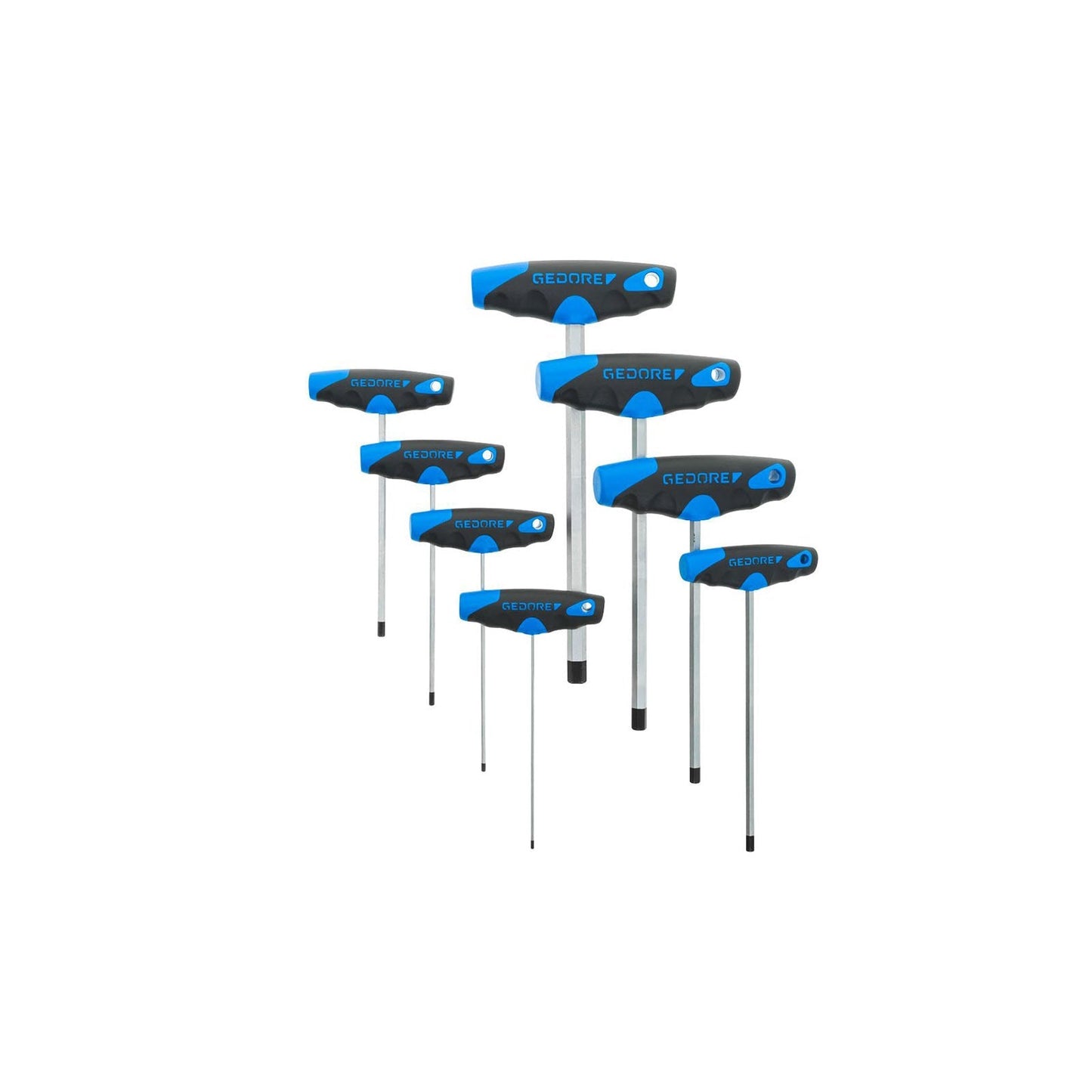 GEDORE 2142 T-008 - Set of 8 T-handle screwdrivers