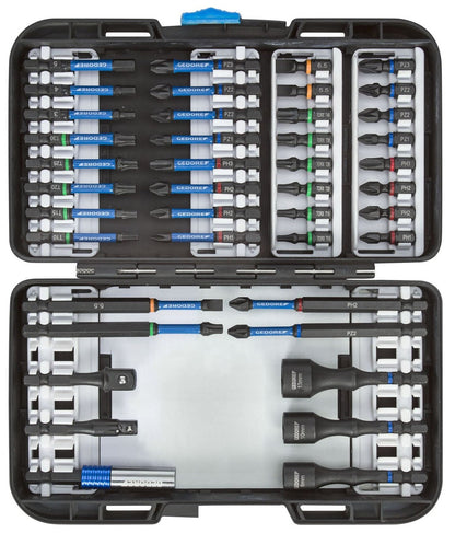 GEDORE 666-042 - 1/4" Torque Bit Set, 42 Pieces