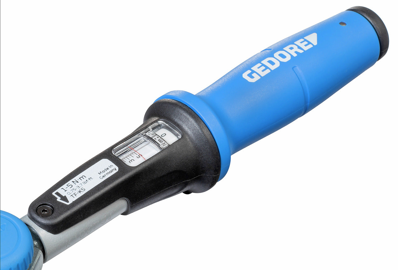 Clé dynamométrique GEDORE TF-K5 - Torcofix K avec entraînement carré 1/4" et plage de couple : 1-5 Nm