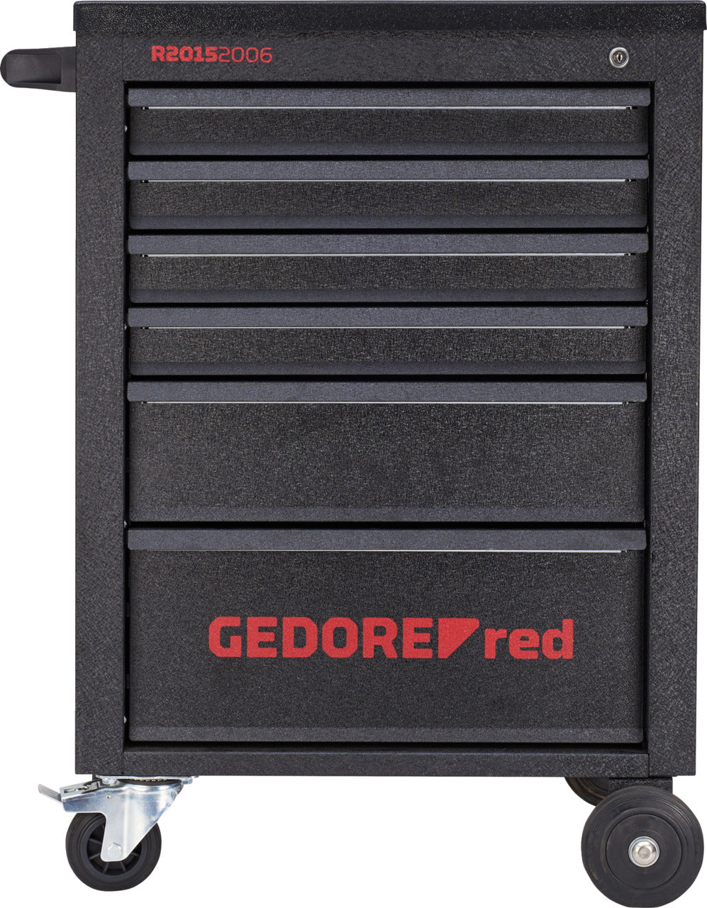 GEDORE rouge R20152006 - Chariot d'atelier MECHANIC noir, 6 tiroirs, 910 x 628 x 418 mm