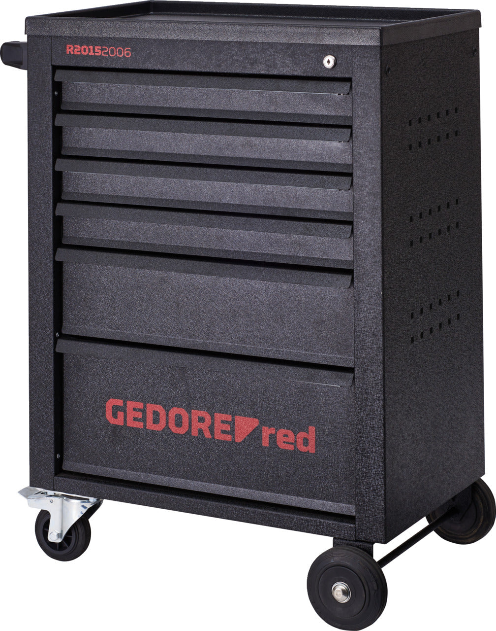 GEDORE rouge R20152006 - Chariot d'atelier MECHANIC noir, 6 tiroirs, 910 x 628 x 418 mm