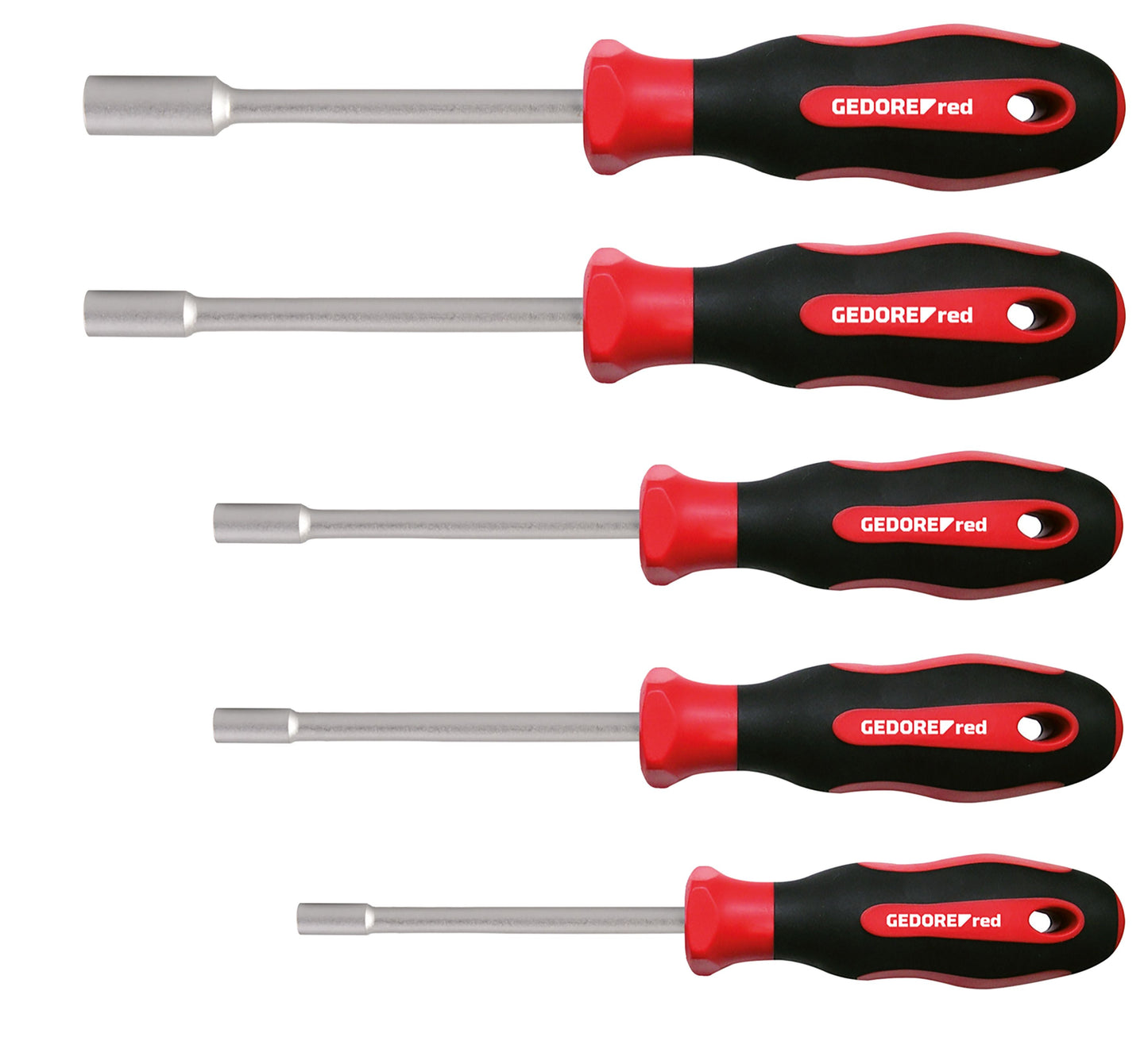GEDORE rouge R38502005 - Coffret de douilles, 6-13 mm, 5 pièces