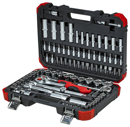 R46003094 - Juego de vasos 1/4" y 1/2" en maletín con 94 herramientas