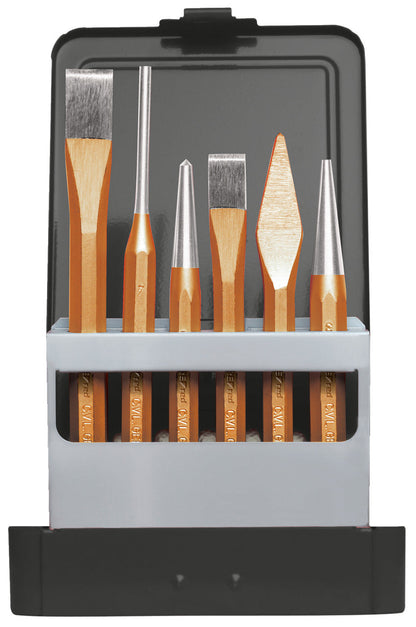GEDORE red R90000006 - Chisel and punch set, 6 pieces (3300826)