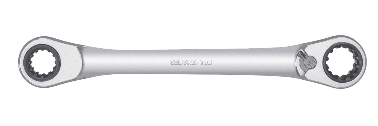 R07501019 - Llave de carraca poligonal doble 10+13+17+19 mm