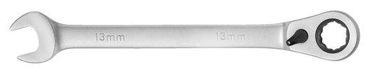 GEDOREred R07201130 - Reversible ratchet combination wrench with clamping function, 13mm (3301005)