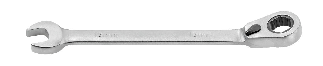 GEDOREred R07201130 - Llave combinada de carraca reversible con función de sujeción, 13mm (3301005)