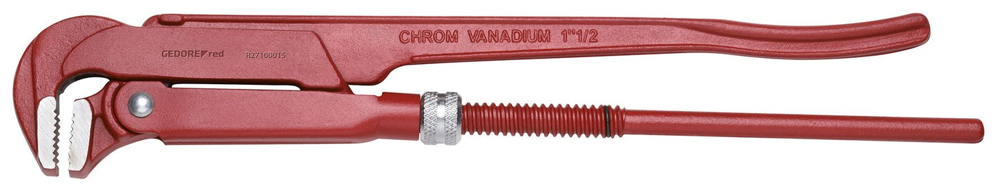 GEDORE red R27100020 - Pipe pliers with 90° mouth, 555mm (3301159)