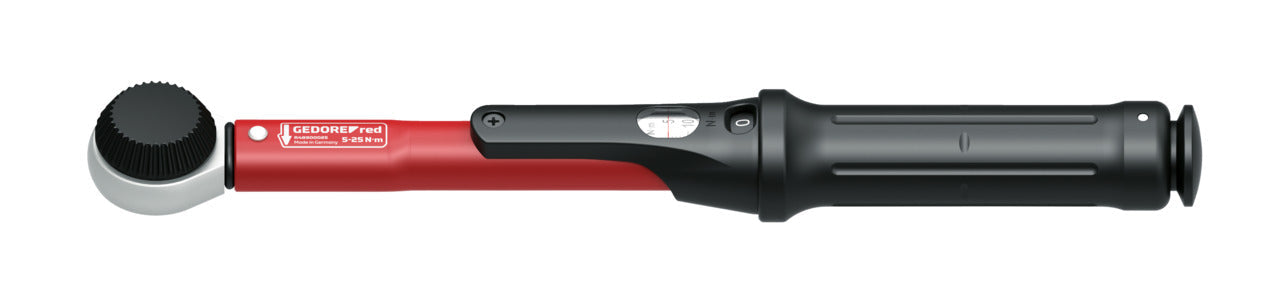 Llave dinamométrica de 1/4" 5-25 N.m.