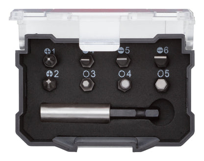 GEDORE rouge R33005009 - Coffret de 9 embouts hexagonaux PH+SL 1/4" avec porte-embout magnétique