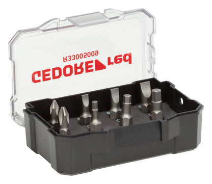 GEDORE rouge R33005009 - Coffret de 9 embouts hexagonaux PH+SL 1/4" avec porte-embout magnétique
