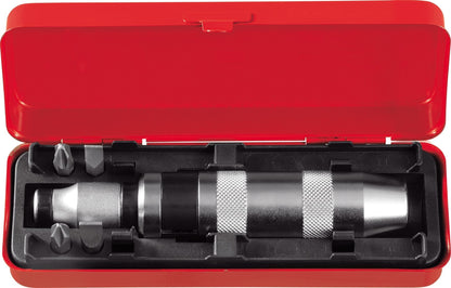 GEDORE red R38004006 - 1/2" impact remover with set of 4 bits, 6 pieces (3301399)