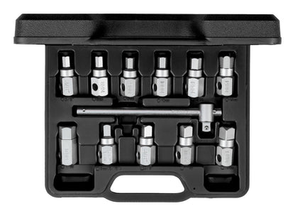 GEDORE red R15553004 - Oil change wrench set, 3/8" sliding handle, 12 pieces (3301544)