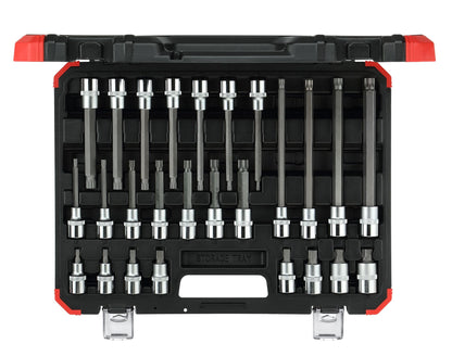 GEDORE rouge R68003026 - Coffret de douilles de tournevis XZN 1/2", 26 pièces