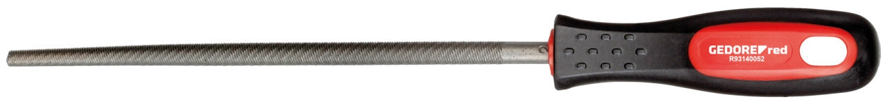 Lime ronde GEDORE rouge R93140052, grain intermédiaire 2, longueur 310 mm, manche bi-matière