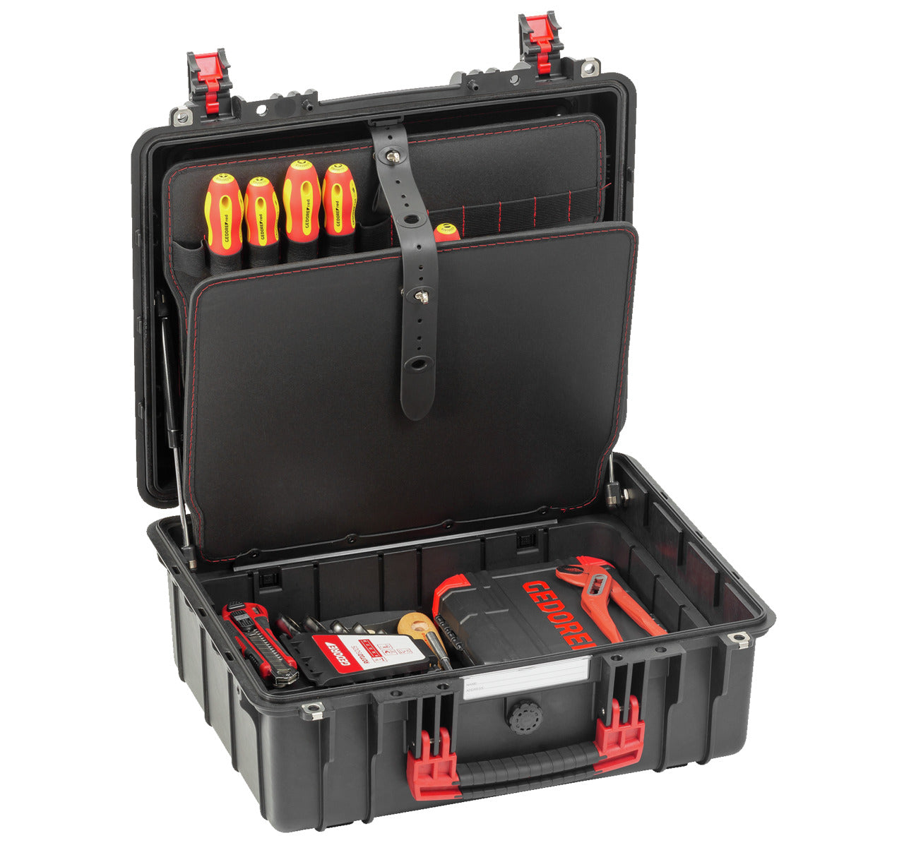 GEDOREred R21652089 - Suitcase with tools for electrician (3301643)