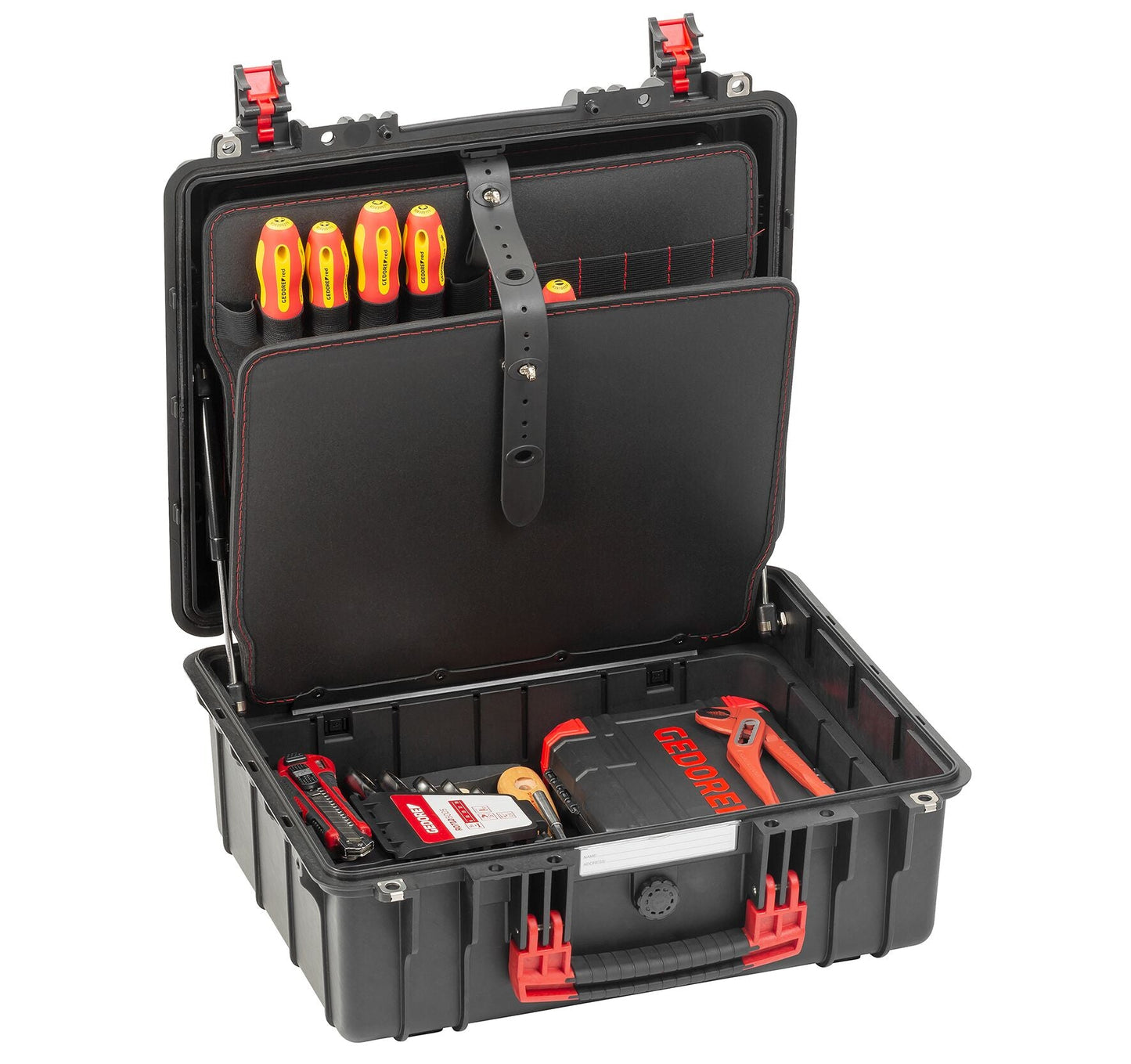 GEDORE rouge R21652089 - Coffret à outils contenant un assortiment de 89 outils pour électriciens