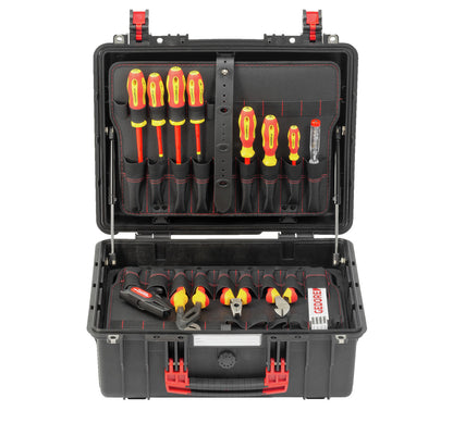 GEDOREred R21652089 - Maleta con herramientas para electricista (3301643)