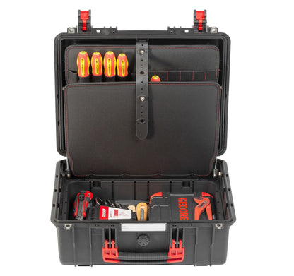 GEDORE rouge R21652089 - Coffret à outils contenant un assortiment de 89 outils pour électriciens