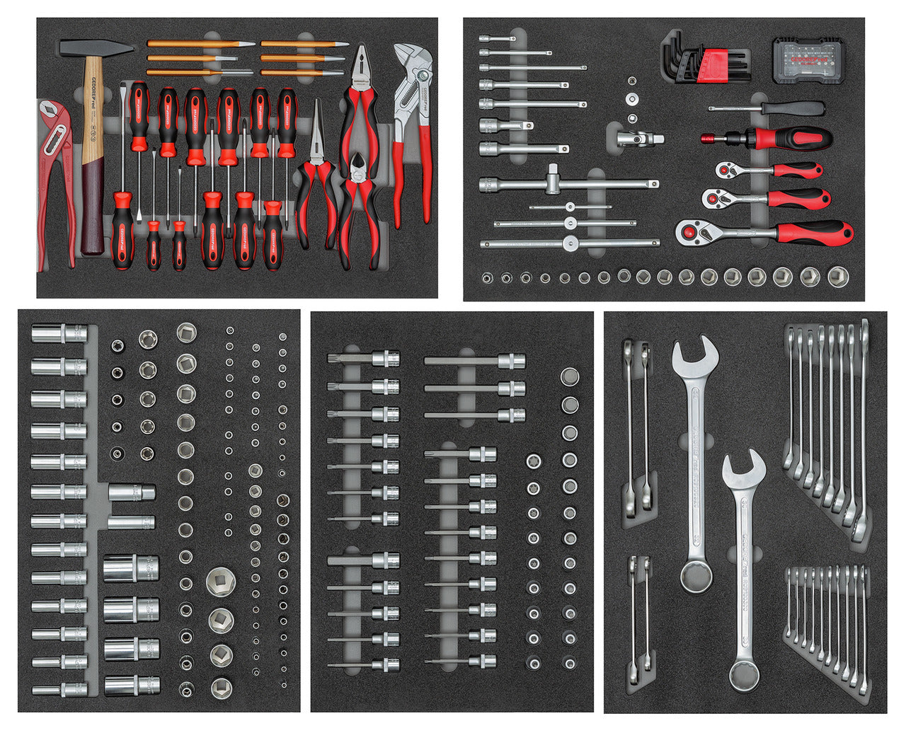 R22350012 - Juego de 273 herramientas en 5 módulos de espuma Check Tool