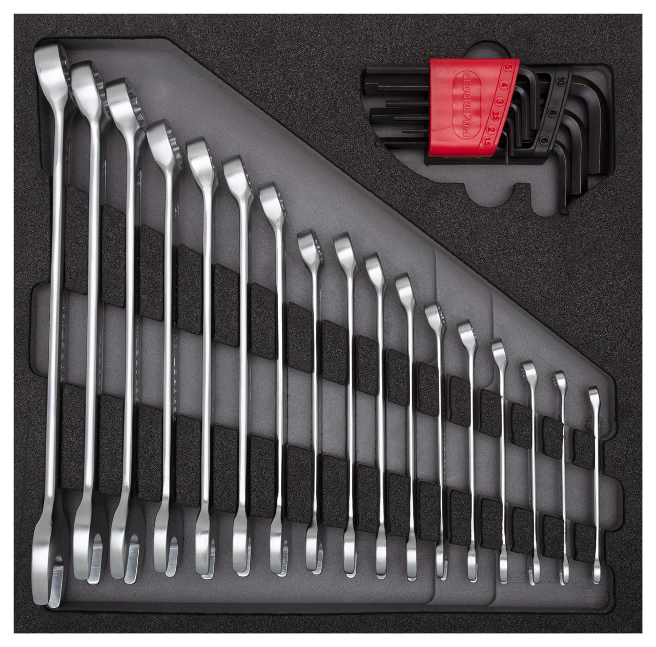 GEDORE rouge R22250000 - Jeu de clés mixtes, module CT 4/6, 25 pièces