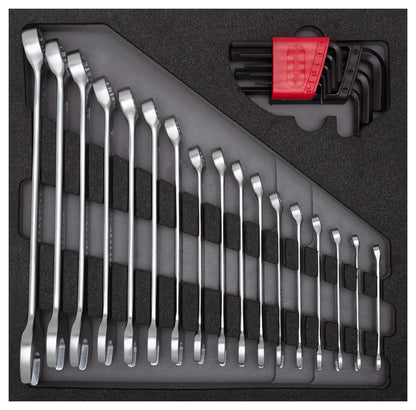 GEDORE rouge R22250000 - Jeu de clés mixtes, module CT 4/6, 25 pièces