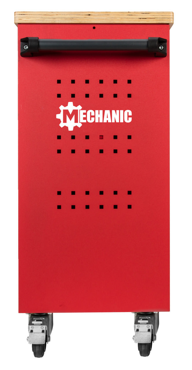 Établi mobile GEDORE rouge R20400006 - MÉCANICIEN, avec 6 tiroirs 988 x 431 x 935 mm