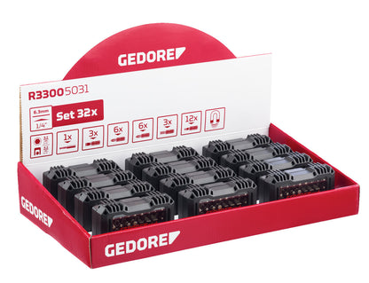 R33009032 - Display de punto de venta con 12 cajas de puntas R33005031