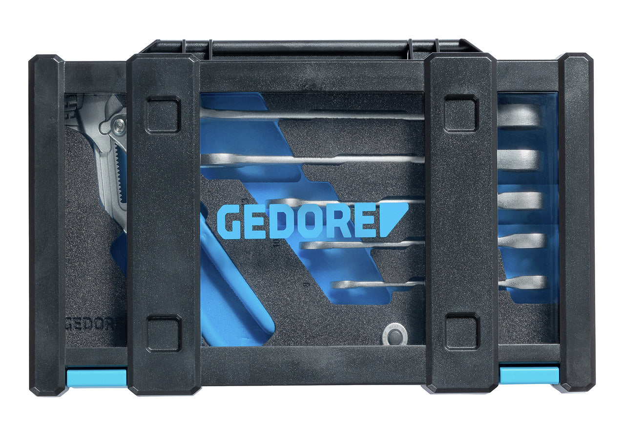 GEDORE 7 RA 183 - Ratchet wrench set with pliers (3416356)