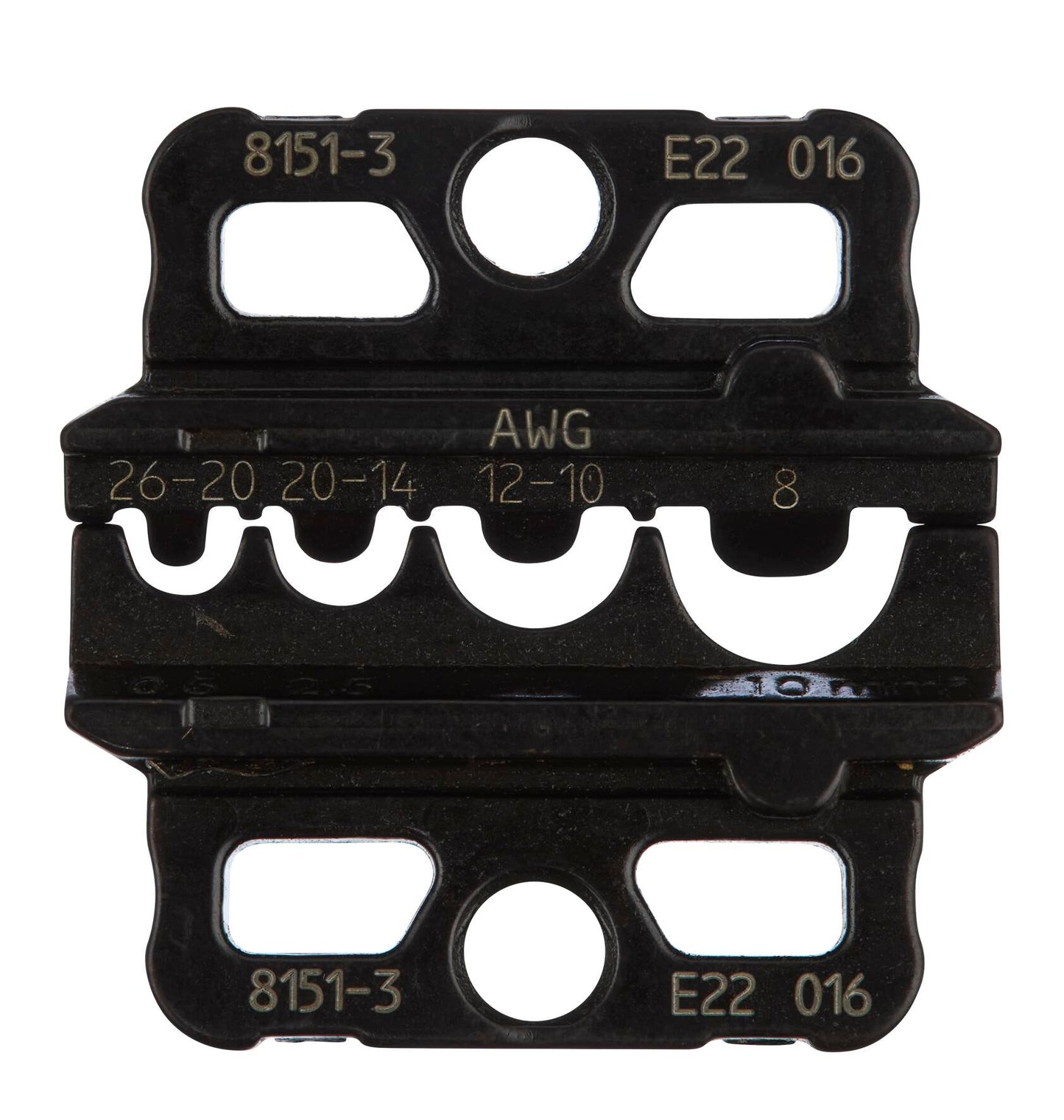 GEDORE 8151-3 - Jeu de matrices de sertissage pour connecteur Unisol.