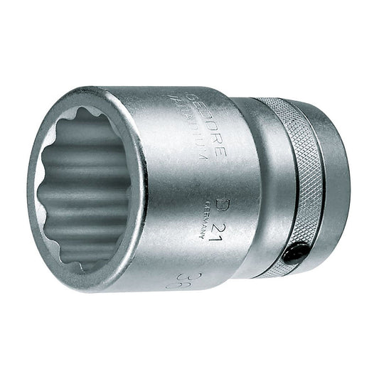 GEDORE D 21 - 1" Sockets with Unit Drive Profile for Hex Bolts (6174900)