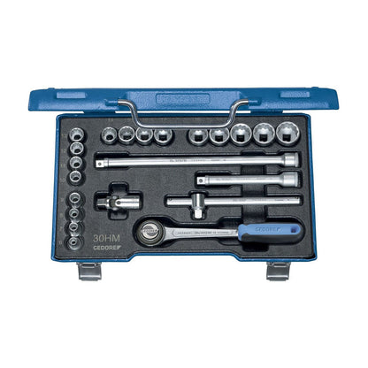 GEDORE D 30 HMU-10 - 3/8" Unit Drive Socket Set