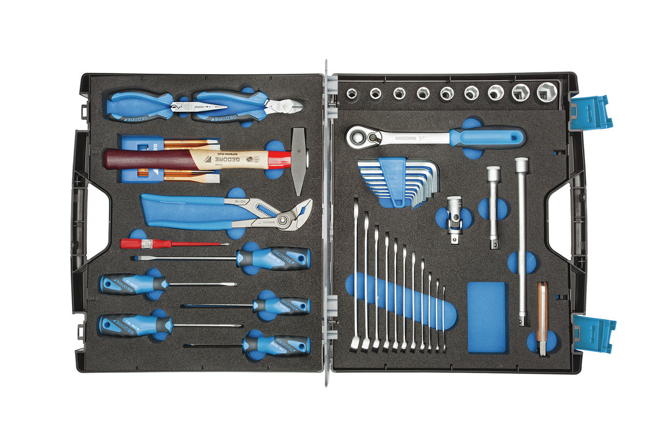 1000 - TOURING tool case with 49-piece tool assortment