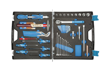 1000 - TOURING tool case with 49-piece tool assortment